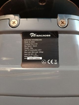 OFERTA Hoverboard Evercross EL-ES03 Como Nuevo