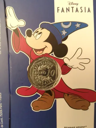 Moeda Disney Fantasia Monnaie de Paris
