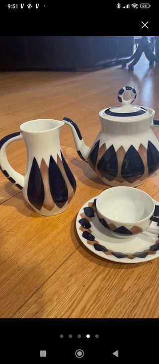 Juego de café con leche Sargadelos nuevo