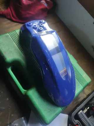 Guardabarros minimoto azul