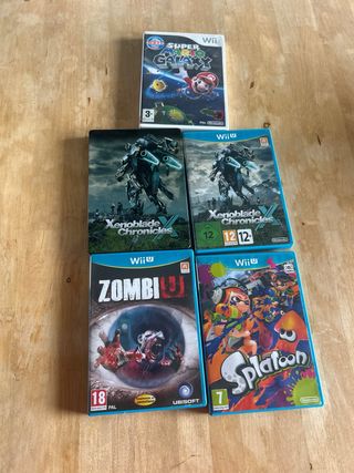 Pack Wii y Wii U con juegos