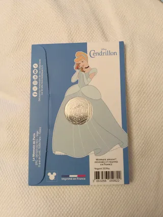Disney Cinderela Moeda Monnaie de Paris