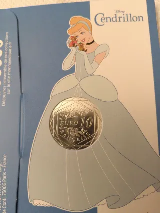 Disney Cinderela Moeda Monnaie de Paris