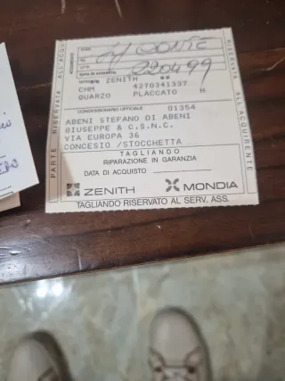 Reloj Zenith Chapado en Oro Negro