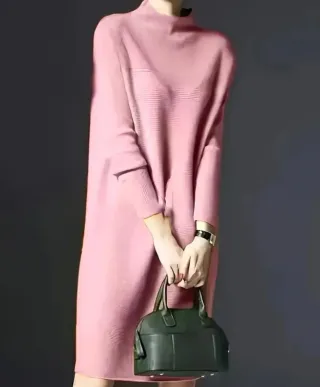 Vestido rosa elegante