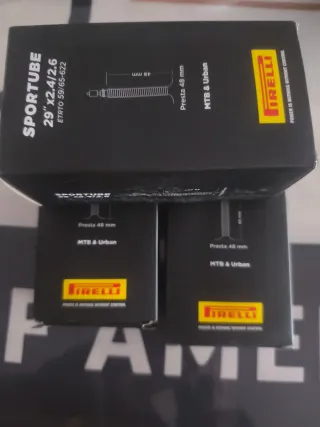 Cámaras de bicicleta Pirelli 29 ((((2 unidades))))