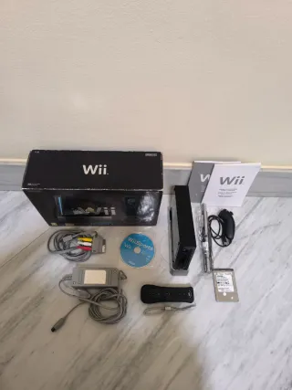 Nintendo Wii Black Edition + HDD e Giochi