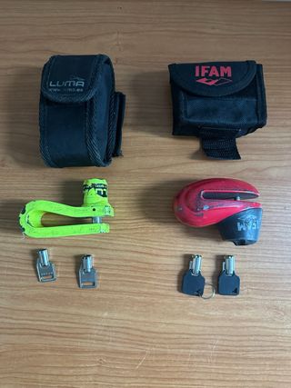 2 Candados Antirrobo Disco Moto