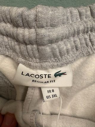 Pantaloncini Lacoste Grigio Taglia XXXL