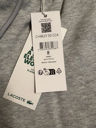 Pantaloncini Lacoste Grigio Taglia XXXL