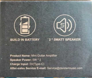 Amplificador Donner BT Guitarra Eléctrica