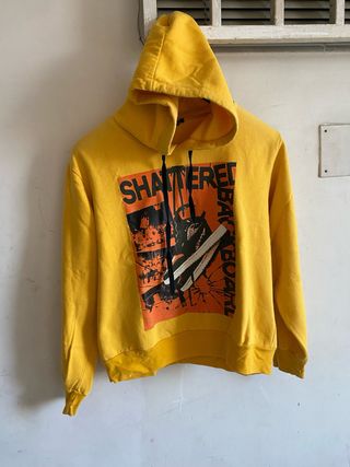 Felpa Gialla Uomo XXL Made in Italy