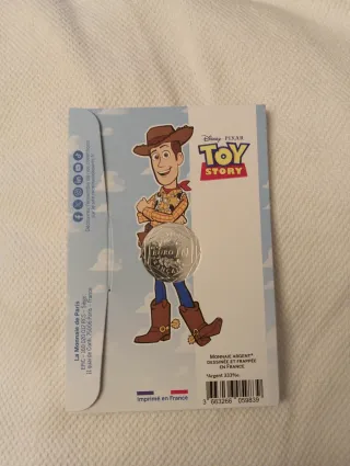 Moeda Toy Story Disney Pixar Monnaie de Paris