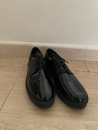 Mocasines charol negros Talla 39