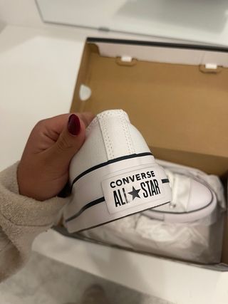 Converse All Star Blancas Talla 37 Nuevas de caja