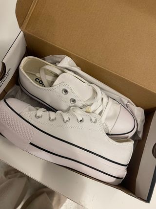 Converse All Star Blancas Talla 37 Nuevas de caja