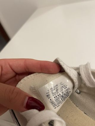 Converse All Star Blancas Talla 37 Nuevas de caja