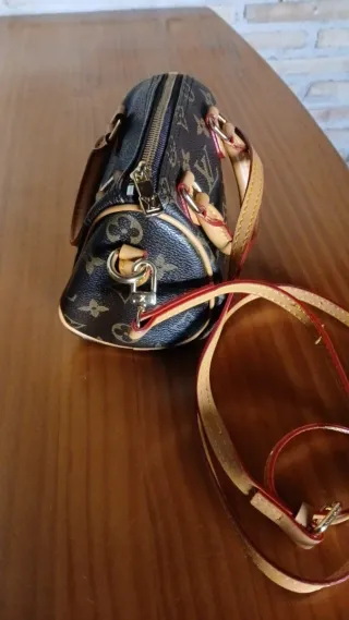 Borsa Louis Vuitton Speedy Mini Marrone