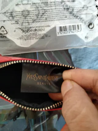 Necesser/Portafoglio Yves Saint Laurent Rosso