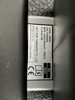 Bicicleta Elíptica BH Poco Uso