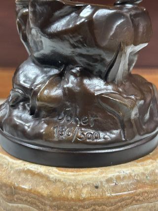 Escultura Bronce Campesina Soher