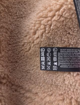 Chaqueta Doble Faz Piel Mango Marrón