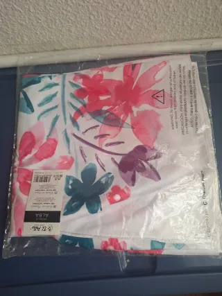 2 Sciarpe El Potro Flores Blu Giallo