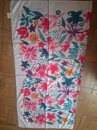 2 Sciarpe El Potro Flores Blu Giallo