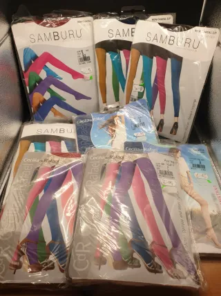 Lote  180 Medias Gama alta Mujer Samburu Multicolo