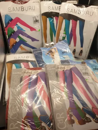 Lote  180 Medias Gama alta Mujer Samburu Multicolo