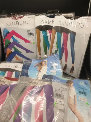 Lote  180 Medias Gama alta Mujer Samburu Multicolo