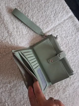 Monedero Billetero Parfois Verde Nuevo