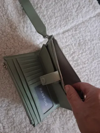 Monedero Billetero Parfois Verde Nuevo