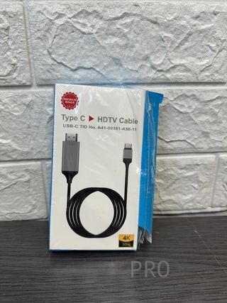 Cavo USB C 4K 2M compatibile con Thunderbolt 3/4 per MacBook Pro, iPad Pro, Huawei P30, OPPO R17 Pro, Xiaomi Air12.5, Samsung S8, ecc.