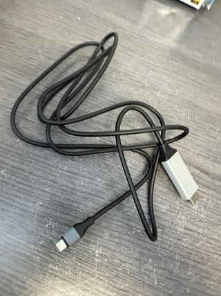 Cavo USB C 4K 2M compatibile con Thunderbolt 3/4 per MacBook Pro, iPad Pro, Huawei P30, OPPO R17 Pro, Xiaomi Air12.5, Samsung S8, ecc.