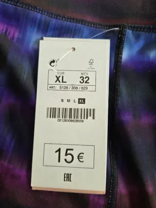 Leggings Deportivos Talla XL Estampado