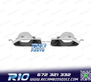 COLAS DE ESCAPE BMW G20 G21 23-25 LOOK M PERFORMANCE PLATA