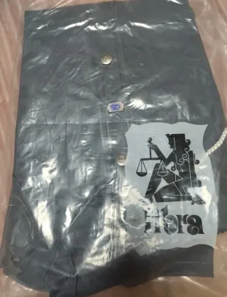 Chubasquero impermeable completo azul