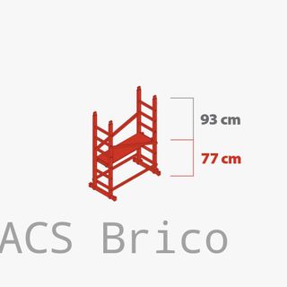 Andamio Modular Aluminio - 6,13 Metros - Pack A+B+C