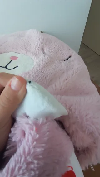 Saco dormir peluche de gatita rosa niñas