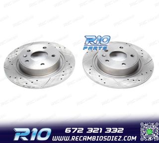 DISCOS DE FRENO PARA OPEL PERFORADOS RANURADOS