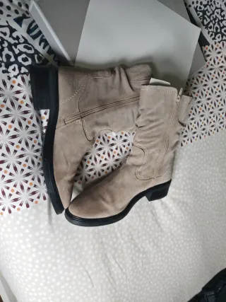 Botines Tamaris Beige Nuevos