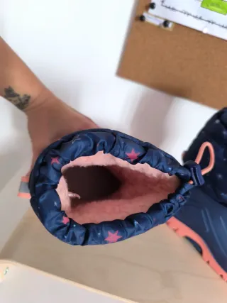 Botas de agua niña talla 28
