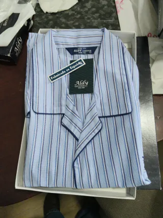 Pijama Caballero Aldy Rayas Azules