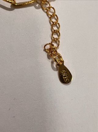 Bracciale Argento 925 Dorato Doppia Catena