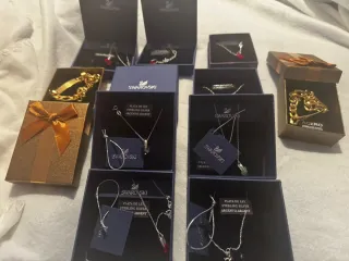 Collar Corazón Swarovski Plata Ley 925