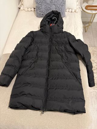 Chaquetón acolchado negro 3/4