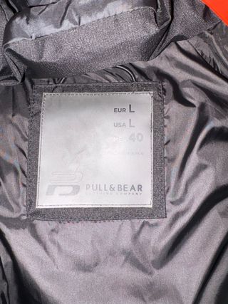 Chaquetón acolchado negro 3/4