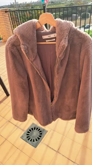 Chaqueta Mango Mujer Beige Talla M