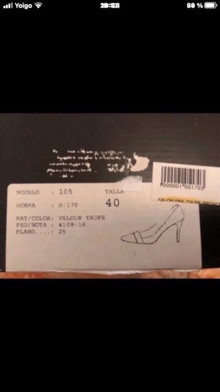 Zapatos Patricia Miller Piel Marrón y Dorado